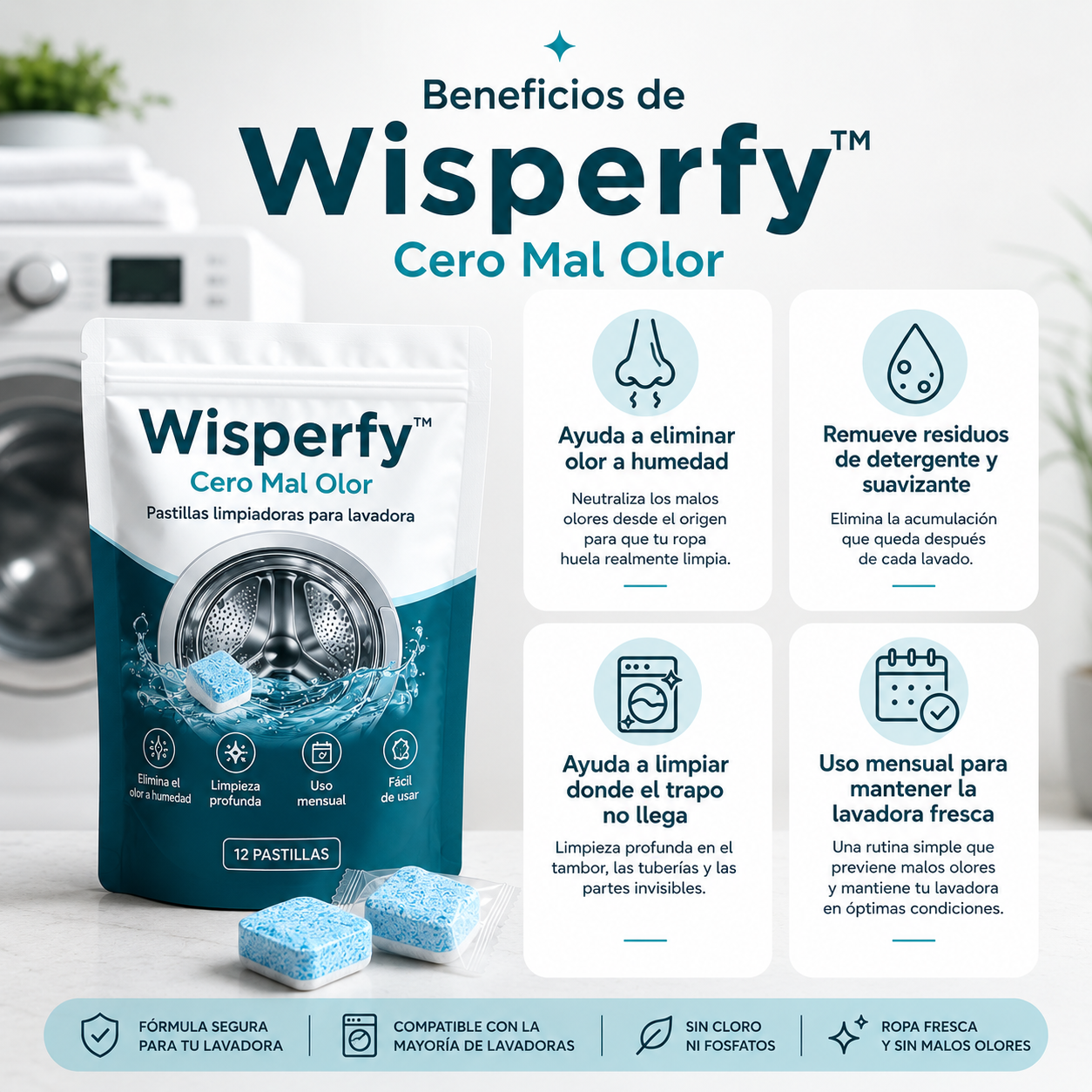 Wisperfy™ Cero Mal Olor