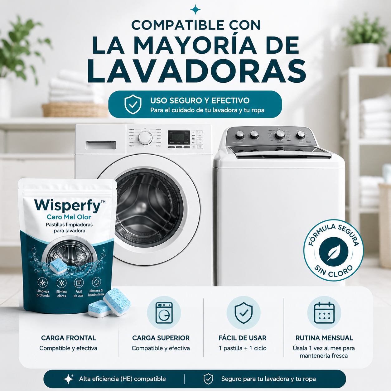 Wisperfy™ Cero Mal Olor